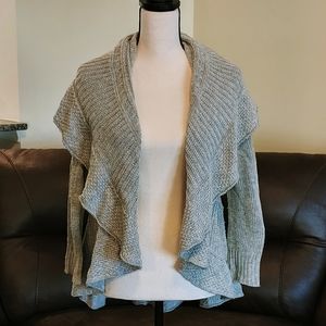 Ya Los Angeles Gray Knit Cardigan in Size Small